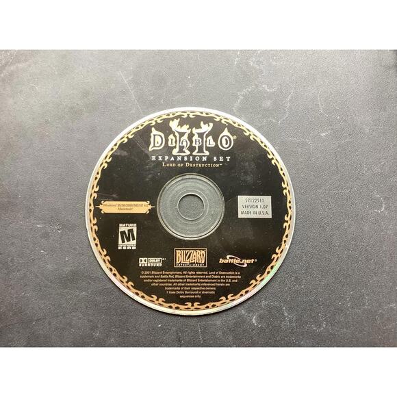 Diablo II: Lord of Destruction (PC, 2002) - Small Box CIB - Picture 2 of 7